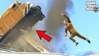 I Stopped The Train In Gta 5 Gameplay Video #Shorts