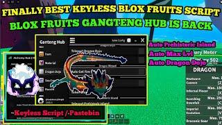 [UPDATE ] Best Keyless Blox Fruit Script | GANGTENG HUB | Dragon Dojo | Drago Race | Max Lvl & More