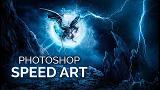 PHOTOSHOP TUTORIAL ||  DRAGON MANIPULATION ||