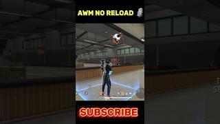 AWM NO RELOAD  AWM NEW TRICK #trending #freefire #shortsfeed #viral #raistar