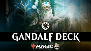 I built a toxic Gandalf deck | Lord of the Rings Historic Brawl Commander MTG Arena