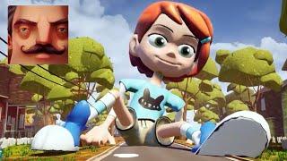 Hello Neighbor - My New Neighbor Ben 10 Big Gwen Tennyson Act 2 Random Gameplay Walkthrough