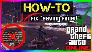 How To Fix SAVING FAILED | GTA Online  | WORKS EVERYTIME!!!