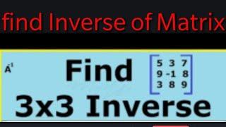 Diploma Maths 1 | How to find Inverse of Matrix ? हिंदी मे | Toshib Shaikh