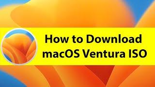 How to Create macOS Ventura ISO | Download macOS Ventura Installer from Apple