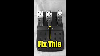 Fix Stiff Logitech Brake Pedal