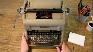 1958 Underwood Golden Touch Typewriter Review and Tour