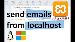 How to send emails from localhost using PHP and SendMail | Send email with PHP