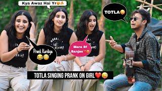 Totla Prank On Girls In India |Singing Love Songs With Guitar In Public |Amazing Reactions|Jhopdi K