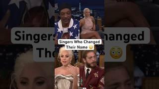 Singers Who Changed Their Name  #buzzfeedceleb #singer #fyp #viralshorts