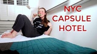 Spending the night in a NYC Capsule Hotel (My First Time!)