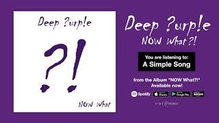 Deep Purple "A Simple Song" Official Full Song Stream