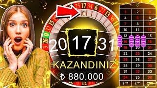 3 BİN İLE 880.000 TL LİGHTNİNG RULET DÜNYA REKORU! #rulet #roulette #casino