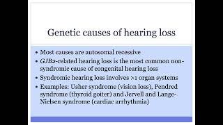 Screening newborns for hearing loss