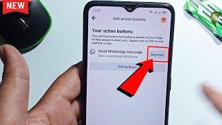 How To Remove WhatsApp Button From Your Facebook Page 2025 [ Quick & Easy ]