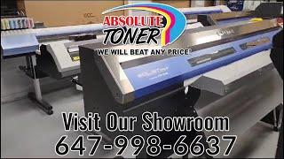 Touring The Showroom With Wide Format Printing Equipment Available For Lease Now At Absolute Toner