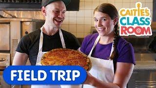 Let's Make A Pizza | Caitie's Classroom Field Trip | Behind The Scenes At A Pizza Restaurant!