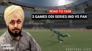 INDIA  vs PAKISTAN  - ONE DAY INTERNATIONAL - REAL CRICKET 24 LIVE #shortsfeed #shorts