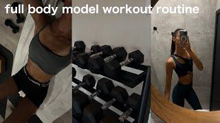 FULL BODY WORKOUT ROUTINE | How I got lean and toned FAST