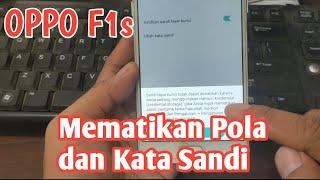 Cara Mematikan Pola/Kata Sandi Oppo F1s