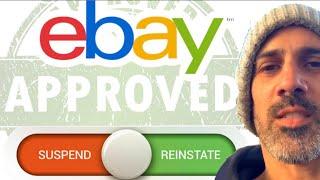 Your eBay Account Has Been Suspended Indefinitely Or Has It? eBay Suspension update