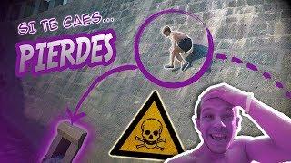 SI TE CAES PIERDES - CORRIENDO POR LA PARED (PARKOUR CHALLENGE)