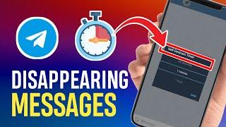 How to Send self Destructive messages in Telegram for beginners 2024 || Tech Insights