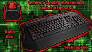 Механическая клавиатура с подсветкой Lenovo Y Mechanical на Kailh Red