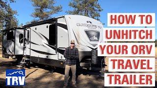 How To Disconnect Your Equalizer Hitch and Set-Up Your Outdoors RV