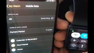 How to Activate Apple Watch Series 3 GPS + Cellular ( eSIM ) on Relaince Jio 4G LTE Network ?