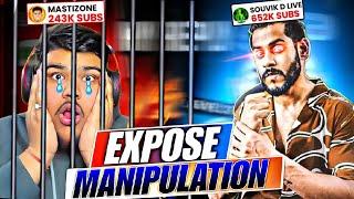 SOUVIK D VS MASTIZONE GAMING || HYDRA MASTI VS SOUVIK D CONTROVERSY ￼