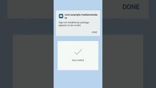 App not installed as package appears to be invalid | App Not Installed | #shorts #shortsfeed #viral