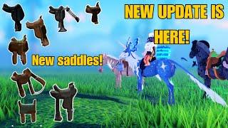 NEW UPDATE BROUGHT US NEW SADDLES!! Horse Life