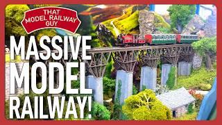 This HUGE Model Railway Is An ENTIRE SYSTEM! - Dartmoor 009 Railway Group