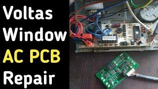 Voltas Window AC PCB repair । Remote Not Working ।