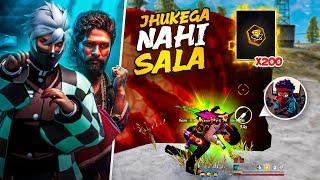 2 Spinn 200+ Token  TGR GTK111 x PUSHPA BHAU  Jhukega Nahi Sala  - Free Fire Max