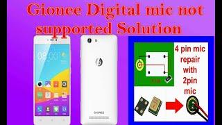 Gionee f103 mic problem solution 4 pin mic repair with 2 pin mic