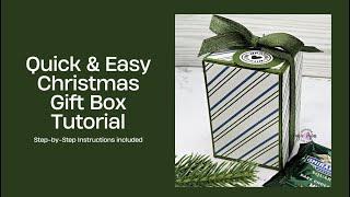 Quick & Easy Christmas Gift Box Tutorial