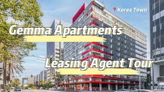 Gemma Apartments Leasing Agent Tour | Los Angeles Koreatown | Tripalink