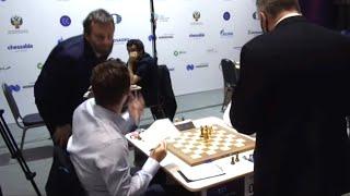 Grischuk tells Magnus Carlsen that He Missed The Winning Move