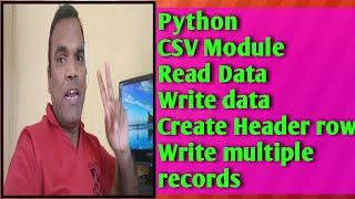 CSV module in Python | File handling python Class 12 | Computer Science Class 12