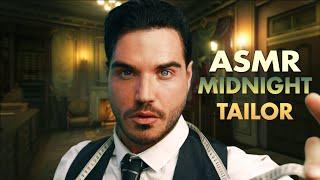 ASMR - MIDNIGHT TAILOR Measuring You | Suit Fitting | Victorian Role Play for Sleep! (Soft Spoken)