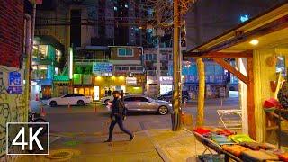 【4K60】Walking Yeonnam-dong at Night | Seoul, South Korea | Ambient Cyberpunk Atmosphere | 한국 서울 연남동