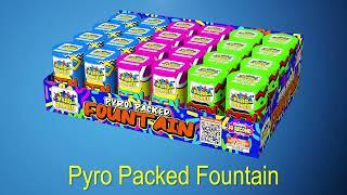 Pyro Packed Micro Fountain by Pyro Packed Fireworks (Fountains, PP771)