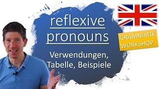 "reflexive pronouns" - erklärt! Englische Grammatik - Reflexivpronomen