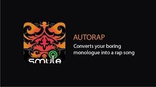 AutoRap by Smule old UI