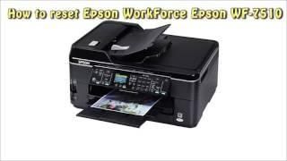 Reset Epson WF 7510 Waste Ink Pad Counter