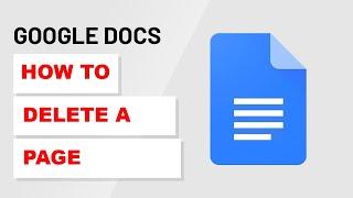 How To Delete a Page on Google Docs