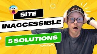 CE SITE EST INACCESSIBLE -  5 Solutions rapides et simples pour corriger cette erreur ! #debug #wp