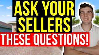 Top 10 Questions You NEED to Ask Your Motivated Sellers | Wholesaling Real Estate